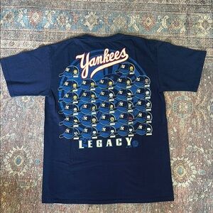 Vintage New York Yankees American League Navy T-Shirt
